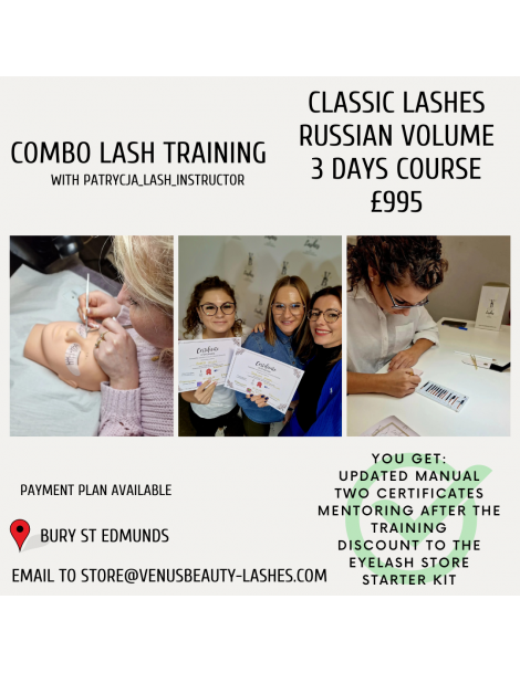 Combo Lash Training 3 days SPECIAL OFFER